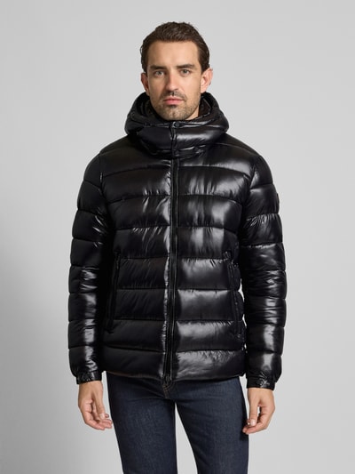 SAVE THE DUCK Steppjacke mit Zweiwege-Reißverschluss Modell 'FLORIAN' Black 4