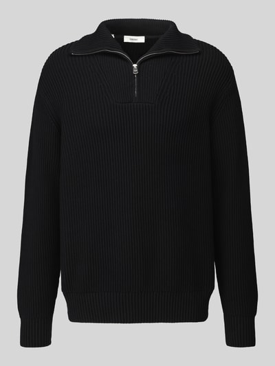 Selected Troyer mit Reißverschluss-Detail Black 2