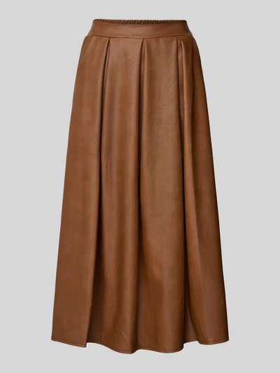 ZABAIONE Midirok met elastische band Cognac - 2