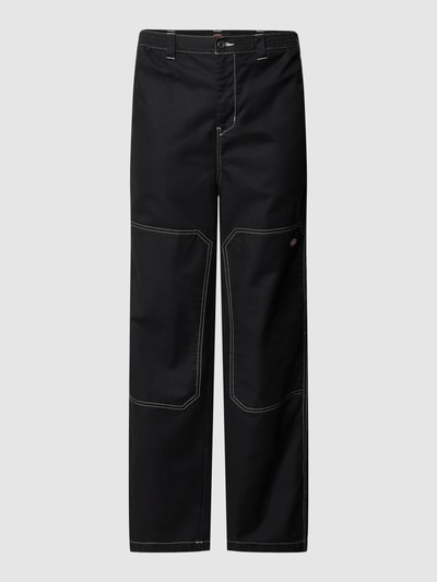 Dickies Broek met contrasterende naden, model 'FLORALA' Zwart - 2