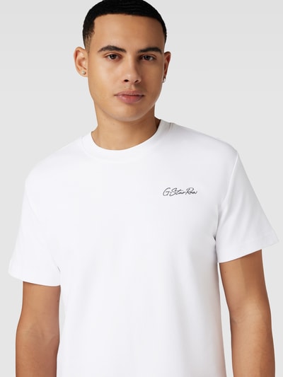 G-Star Raw T-shirt z nadrukiem z logo Biały 3