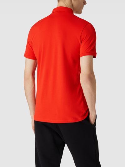 BOSS Orange Slim Fit Poloshirt mit Label-Detail Rot 5