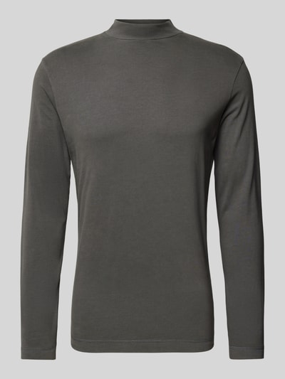 Drykorn Longsleeve mit Stehkragen Modell 'MORITZO' Mittelgrau 2