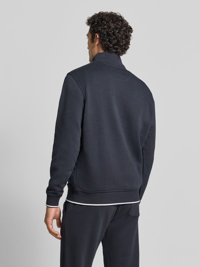 Christian Berg Men Sweatshirt mit Troyer-Kragen Marine 5