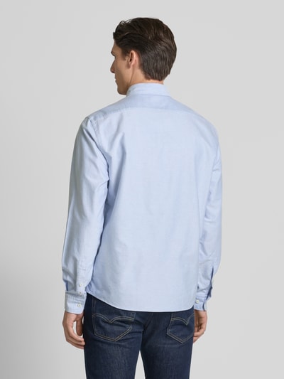 BOSS Regular fit zakelijk overhemd met button-downkraag, model 'Liam' Bleu - 5