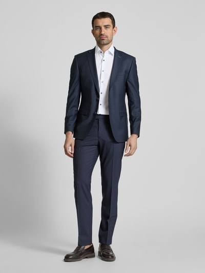 OLYMP Level Five Slim Fit Businesshemd mit Allover-Muster Modell 'NEW YORK' Weiss 1