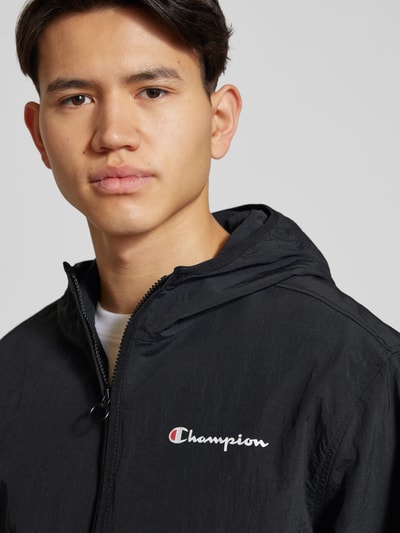 CHAMPION Jacke mit Label-Print Black 3