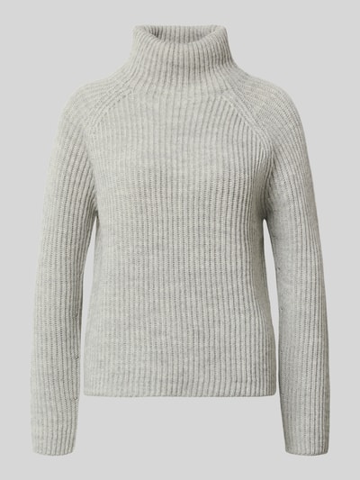 DRYKORN Strickpullover mit Stehkragen Modell 'ARWEN' Hellgrau Melange 2