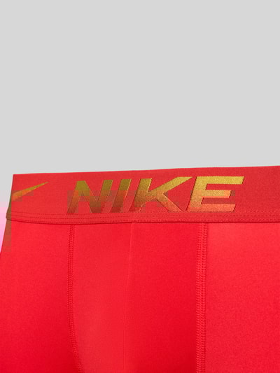 Nike Bokserki z elastycznym paskiem z logo w zestawie 3 szt. Czerwony 2