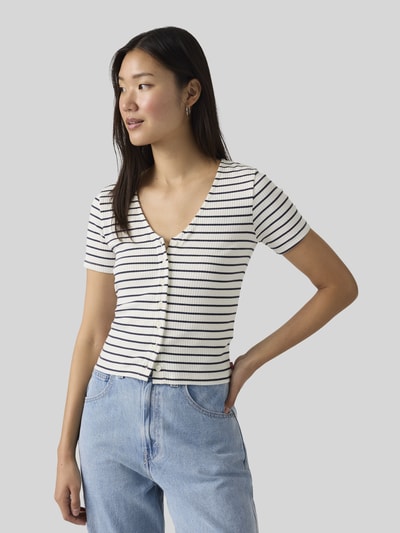 Levi's® T-Shirt mit Knopfleiste Ecru 1