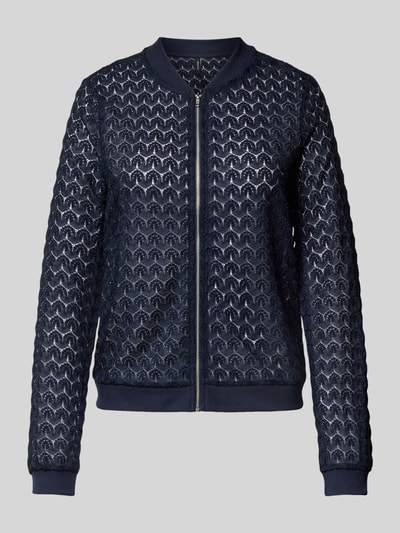 Vero Moda Regular fit blouson van kant, model 'BECCA' Donkerblauw - 2