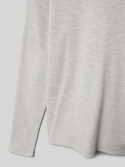 Jack & Jones Longsleeve mit Strukturmuster Modell 'BLUHARRY' Mittelgrau Melange 2