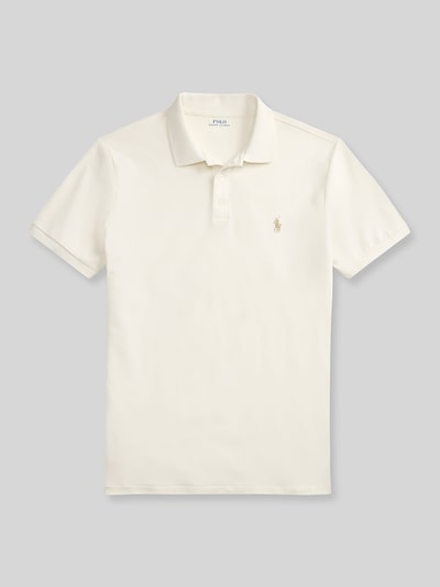 Polo Ralph Lauren regular fit poloshirt van katoenmix Offwhite - 2