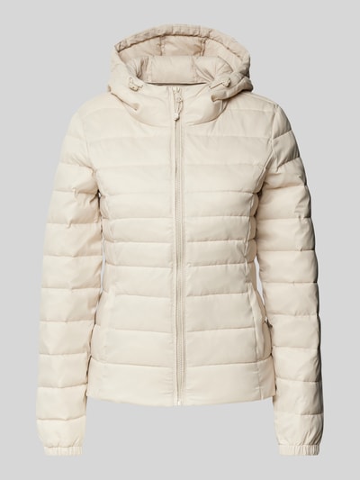 Only Regular Fit Steppjacke mit Kapuze Modell 'TAHOE' Beige 2