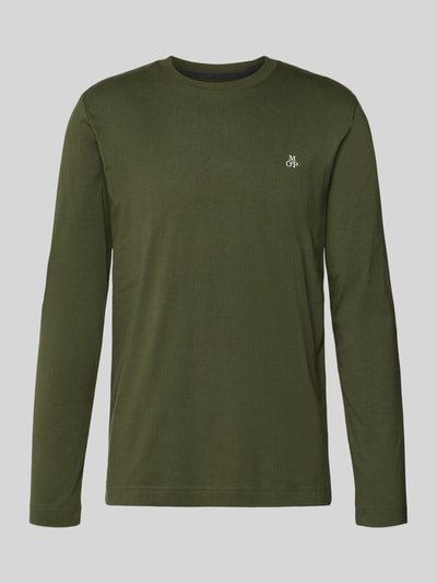 Marc O'Polo Shaped fit shirt met lange mouwen van puur katoen Olijfgroen - 2