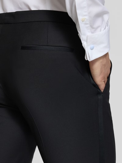CG - Club of Gents Anzughose mit Bügelfalten Modell 'Pierre' Black 3