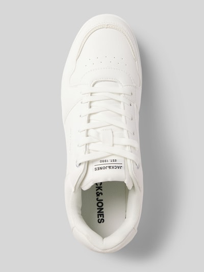 Jack & Jones Sneakers met labelpatch en -print, model 'WEALING' Wit - 3