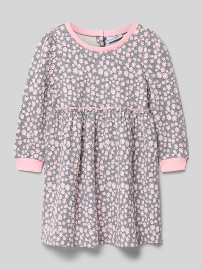 Happy Girls Midi-jurk met ronde hals Middengrijs gemêleerd - 1