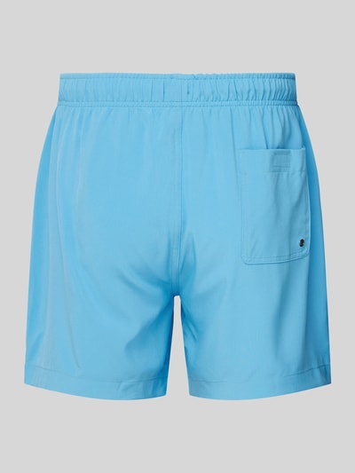 MCNEAL Relaxed Fit Badeshorts mit Logo-Stitching Metallic Blue 3