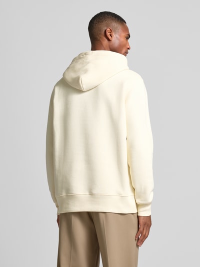 Gant Hoodie mit Label-Print Offwhite 5