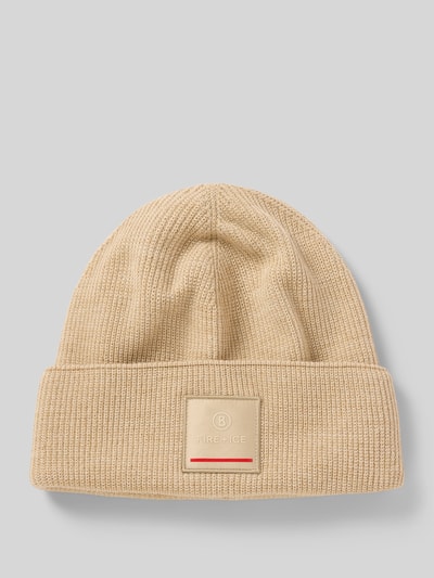 FIRE + ICE Strickmütze aus Schurwoll-Mix Modell 'TAREK' Sand 1