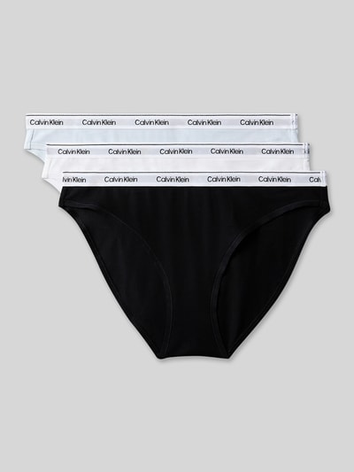Calvin Klein Underwear Slip aus Baumwoll-Mix im 3er-Pack Hellblau 2