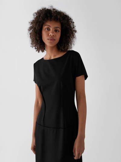 MM6 Maison Margiela Maxikleid im Destroyed-Look Schwarz 3