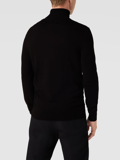 MCNEAL Longsleeve mit geripptem Rollkragen Black 5