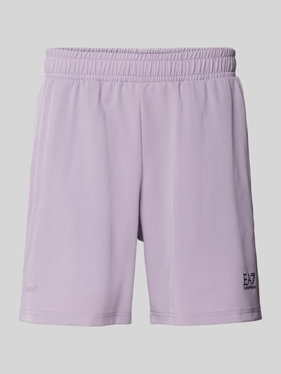 EA7 Emporio Armani Sweatshorts mit elastischem Bund Mittelgrau 2