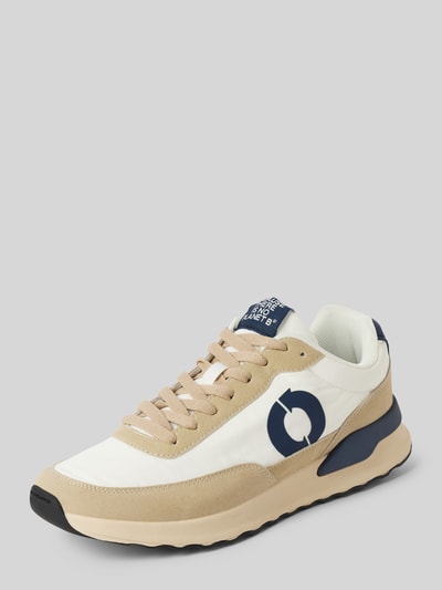 ECOALF Sneakers met labeldetail Beige - 1