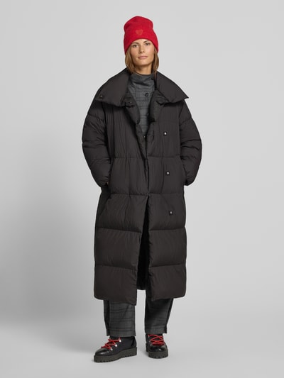 HUGO Regular Fit Daunenmantel mit hohem Stehkragen Modell 'Franca-1' Black 1