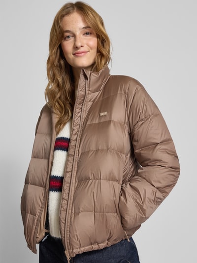 Levi's® Gewatteerd jack met labelstitching Taupe - 3
