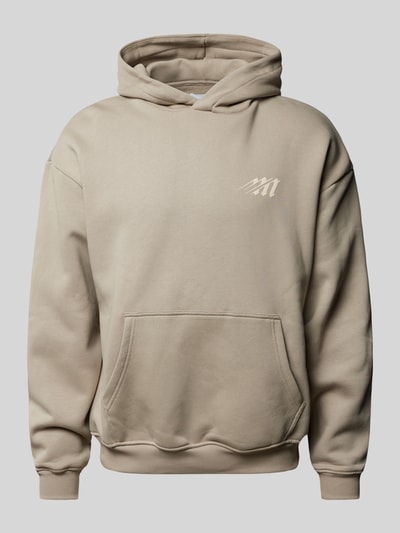 Multiply Apparel Hoodie mit Känguru-Tasche Beige 1