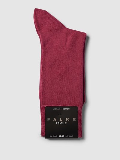 Falke Socken mit Label-Print Pflaume 3