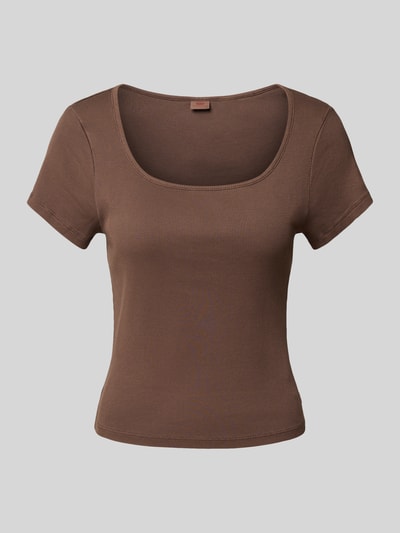 Levi's® T-Shirt mit Karree-Ausschnitt Mittelbraun 2