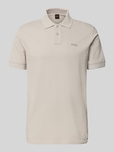 BOSS Orange Regular Fit Poloshirt aus reiner Baumwolle Modell 'PRIME' Sand 2