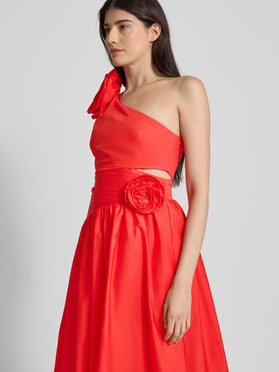 Forever New Abendkleid mit floralen Applikationen Rot 3