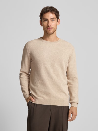 Tom Tailor Regular Fit Strickpullover aus reiner Baumwolle Offwhite 4
