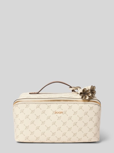 JOOP! Kosmetiktasche mit Logo-Muster und Tragehenkel Offwhite 1