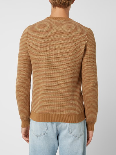 s.Oliver RED LABEL Pullover van katoen Cognac - 5