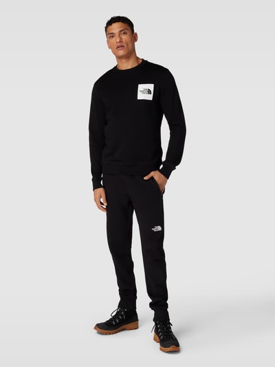 The North Face Sweatshirt mit Label-Print Modell 'FINE' Black 1