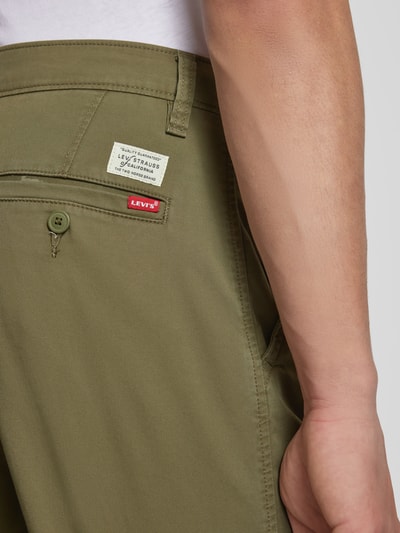 Levi's® Regular Fit Chinoshorts aus Baumwoll-Elasthan-Mix Modell 'XX CHINO' Oliv 3