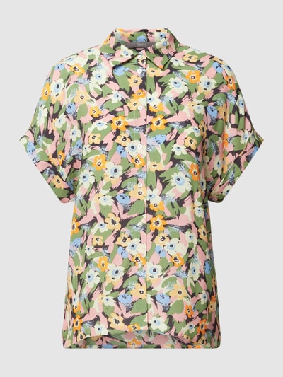 Jake*s Collection Bluzka koszulowa z wzorem kwiatowym Jasnoczerwony 2