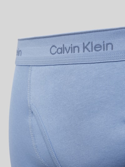 Calvin Klein Underwear Trunks mit Label-Bund im 3er-Pack Bleu 2