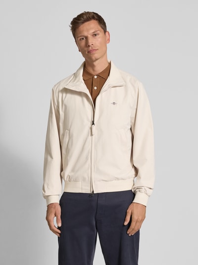 Gant Kurtka z wyhaftowanym logo model ‘LIGHTWEIGHT HAMPSHIRE’ Złamany biały 4