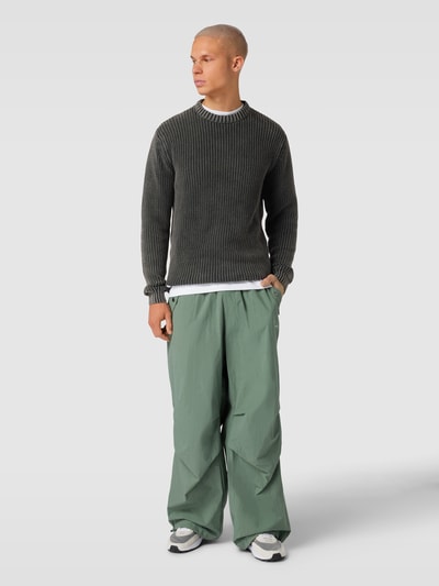 Alpha Industries Strickpullover mit Strukturmuster Black 1