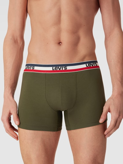 Levi's® Boxershort met stretch in set van 3 Kaki - 3