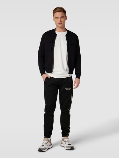 Tommy Hilfiger Sweatpants met labelstitching Zwart - 1