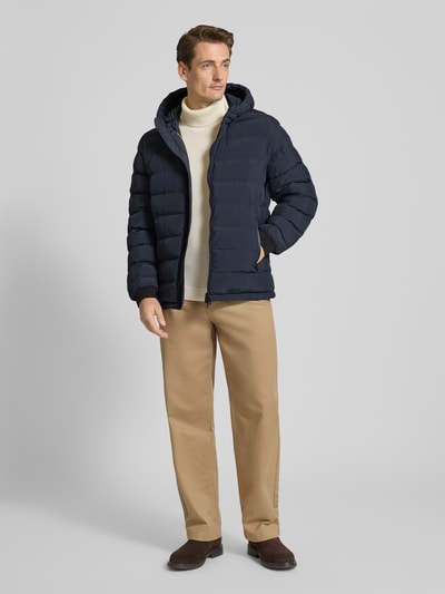 Geox Gewatteerd jack met capuchon, model 'SPHERICA' Marineblauw - 1