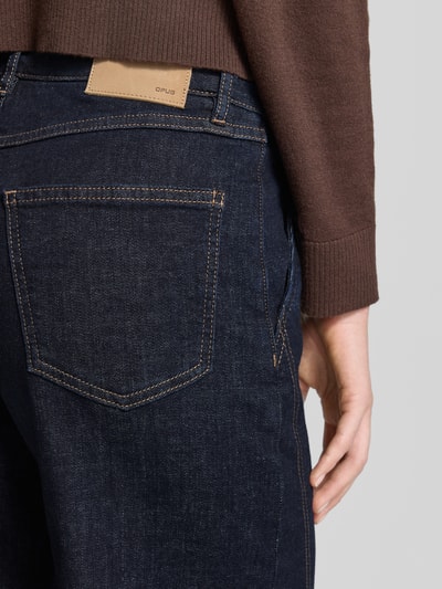 OPUS Wide Fit Jeans mit Eingrifftaschen Modell 'Miva sense' Dunkelblau 3